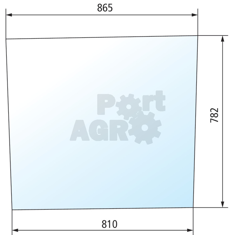 650884120 Traktorių stiklai