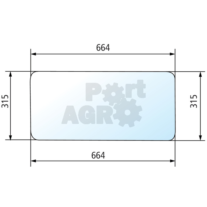 650885616 Traktorių stiklai